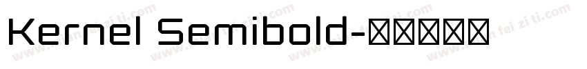 Kernel Semibold字体转换